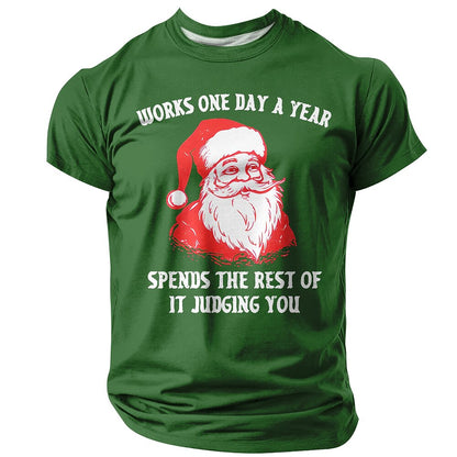 Christmas Santa Works One Day Tee