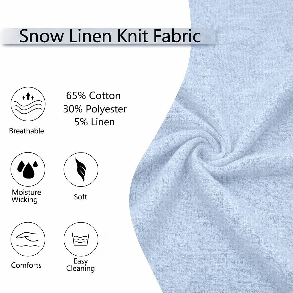 Textured Cotton Linen Polo Shirts