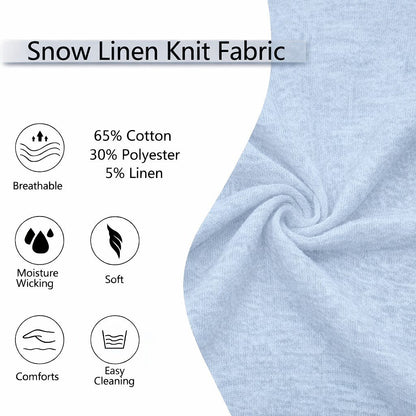 Textured Cotton Linen Polo Shirts