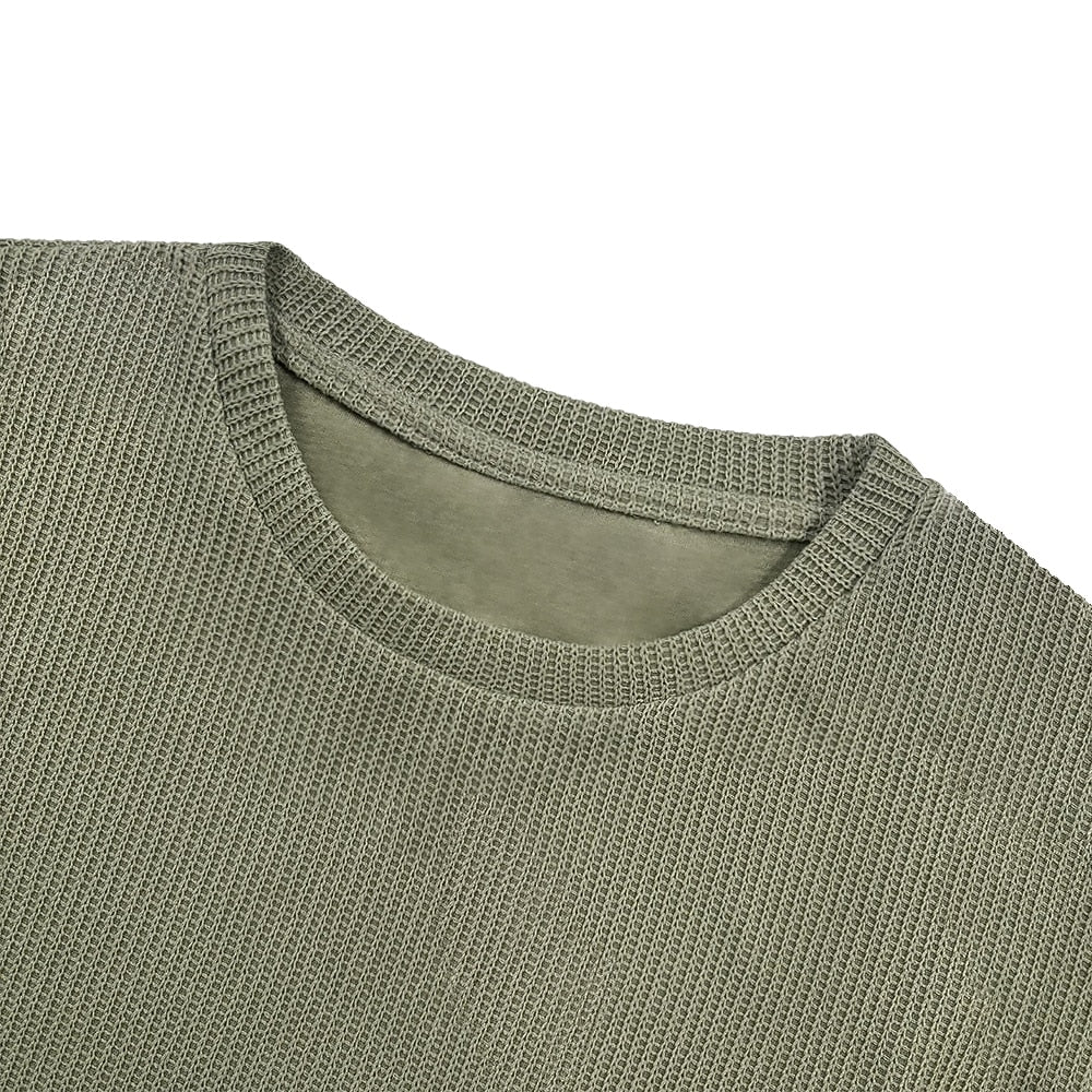 Men's Casual Waffle T-Shirt