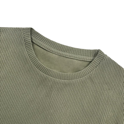 Men's Casual Waffle T-Shirt