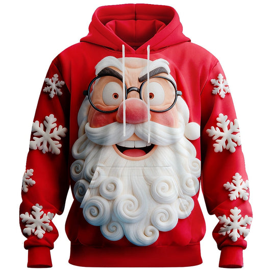 Christmas Santa Festive Holiday Cozy Hoodie