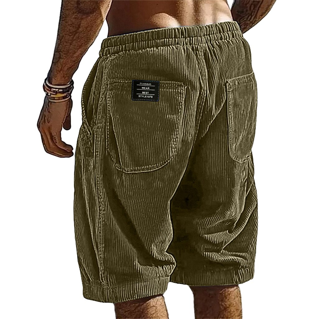 Men's Casual Corduroy Shorts