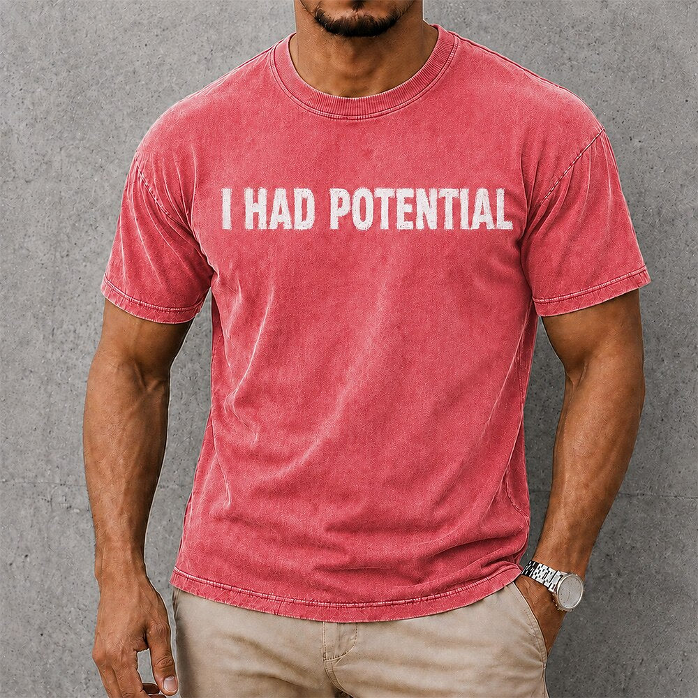 Funny Broken-In Cotton Graphic Tee