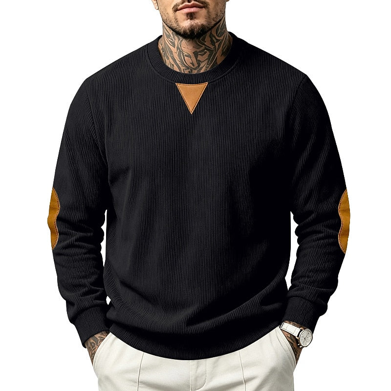 Soft Textured Corduroy Sweatshirt