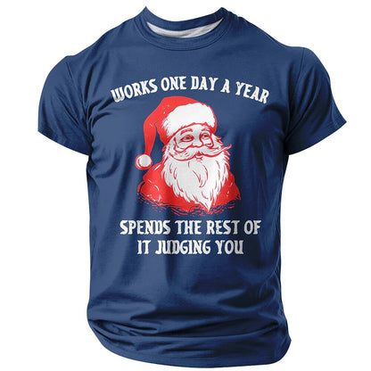 Christmas Santa Works One Day Tee