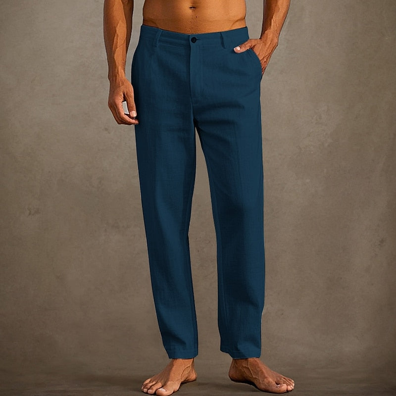 Summer Cotton Linen Pants - Everyday Comfort for Men