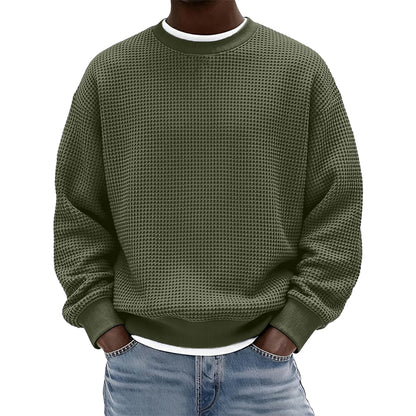 Men's Waffle Crewneck Sweatshirt