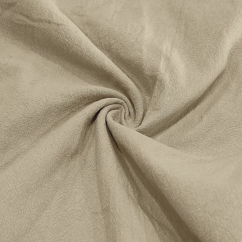 Breathable Linen Shorts With Elastic Waist