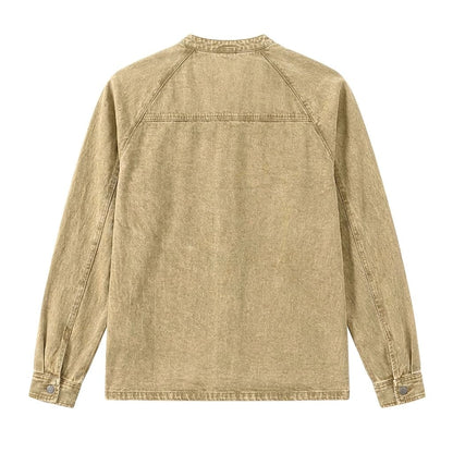 Premium Broken-in Cotton Henley Shirt