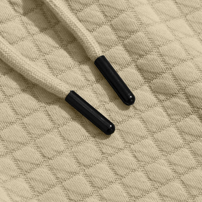 Comfort Waffle Drawstring Hoodie