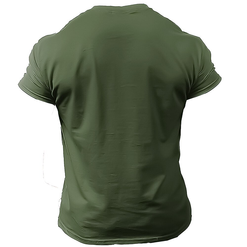 Men's Evergreen Santa Christmas T-Shirt