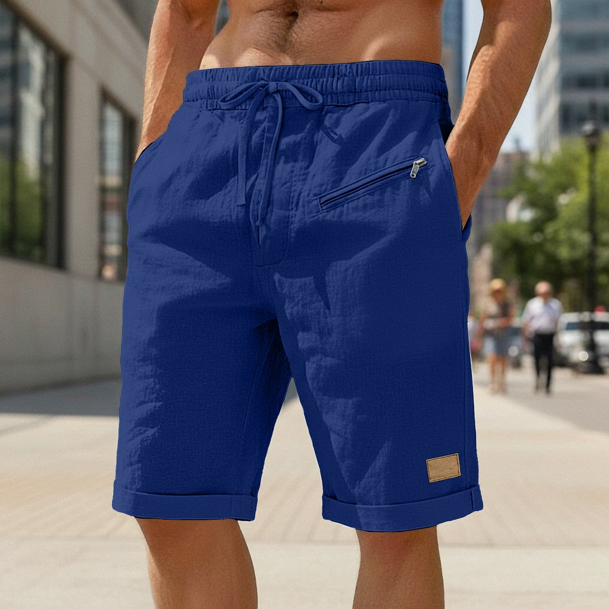 Stylish Linen Shorts-Casual Summer Shorts for Men