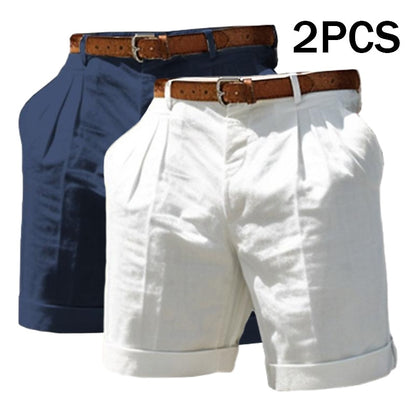 Lightweight Linen Shorts-2 Piece Set