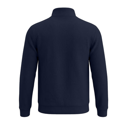 Jacquard Comfort Quarter Zip Sweatshirt