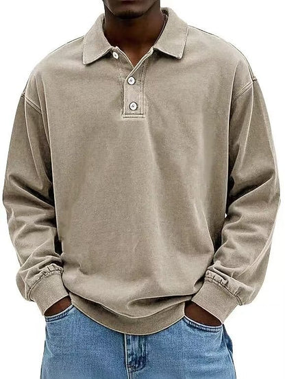 Classic Washed Cotton Polo Shirt