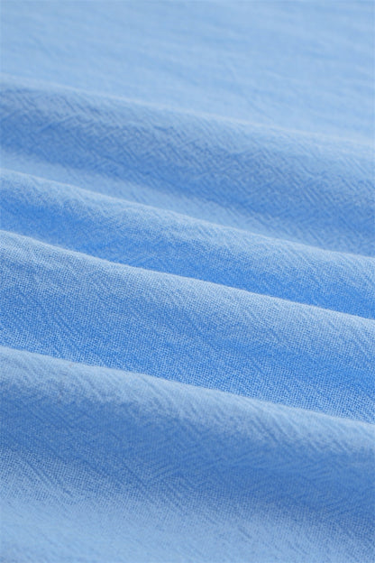 Summer Linen Button-Up Shirt - Comfortable Everyday Wear