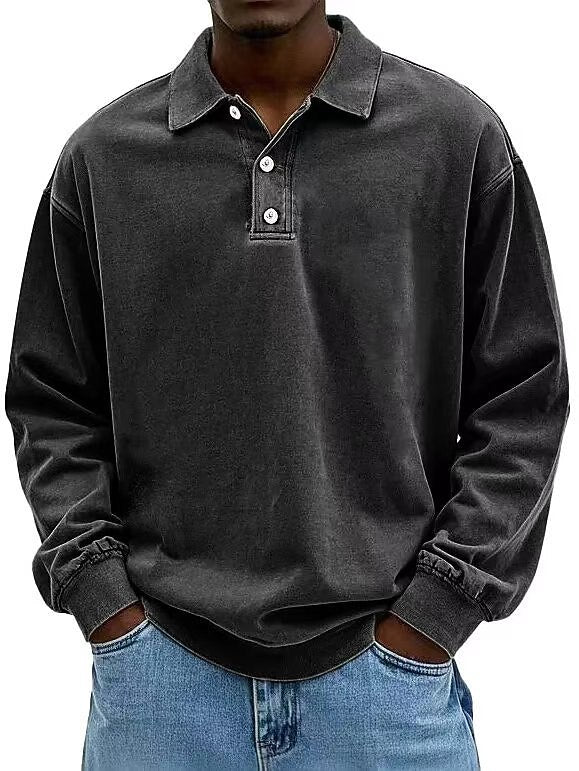 Classic Washed Cotton Polo Shirt