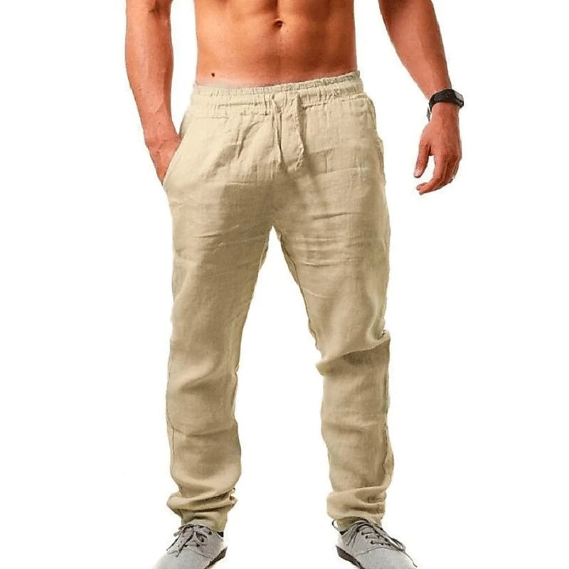 Cotton Linen Pants - Baggy, Soft, Breathable Summer Pants