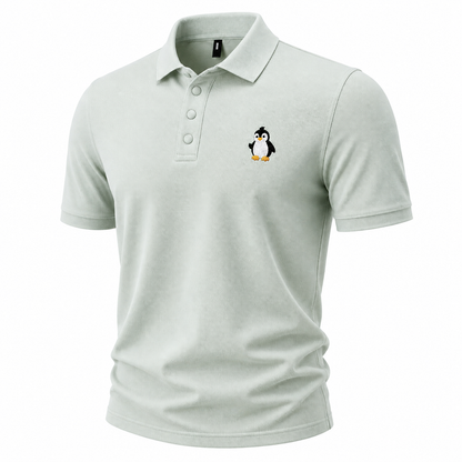 Penguin Embroidered 100% Cotton Pique Polo Shirt