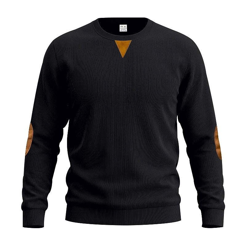 Soft Textured Corduroy Sweatshirt