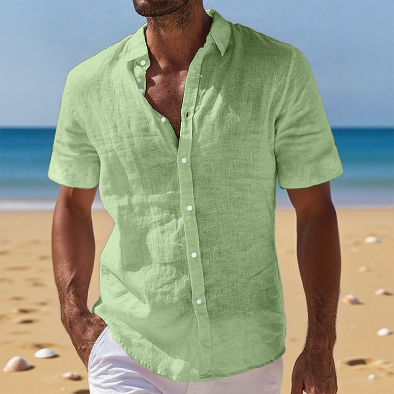 Casual Cotton Linen Shirt