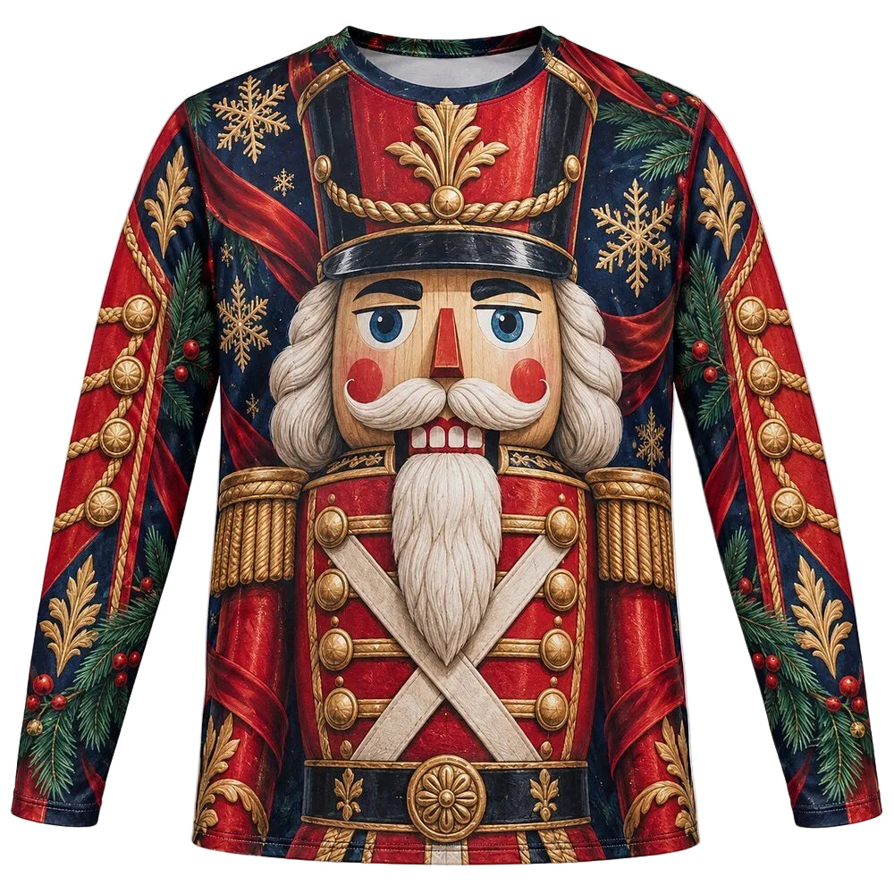 Men's Nutcracker Christmas Long Sleeve Tee