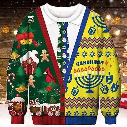 Christmas Gingerbread Bells Graphic Sweatshirt