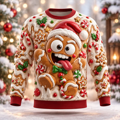 Men's Santa Claus Festive Crewneck Sweatshirt