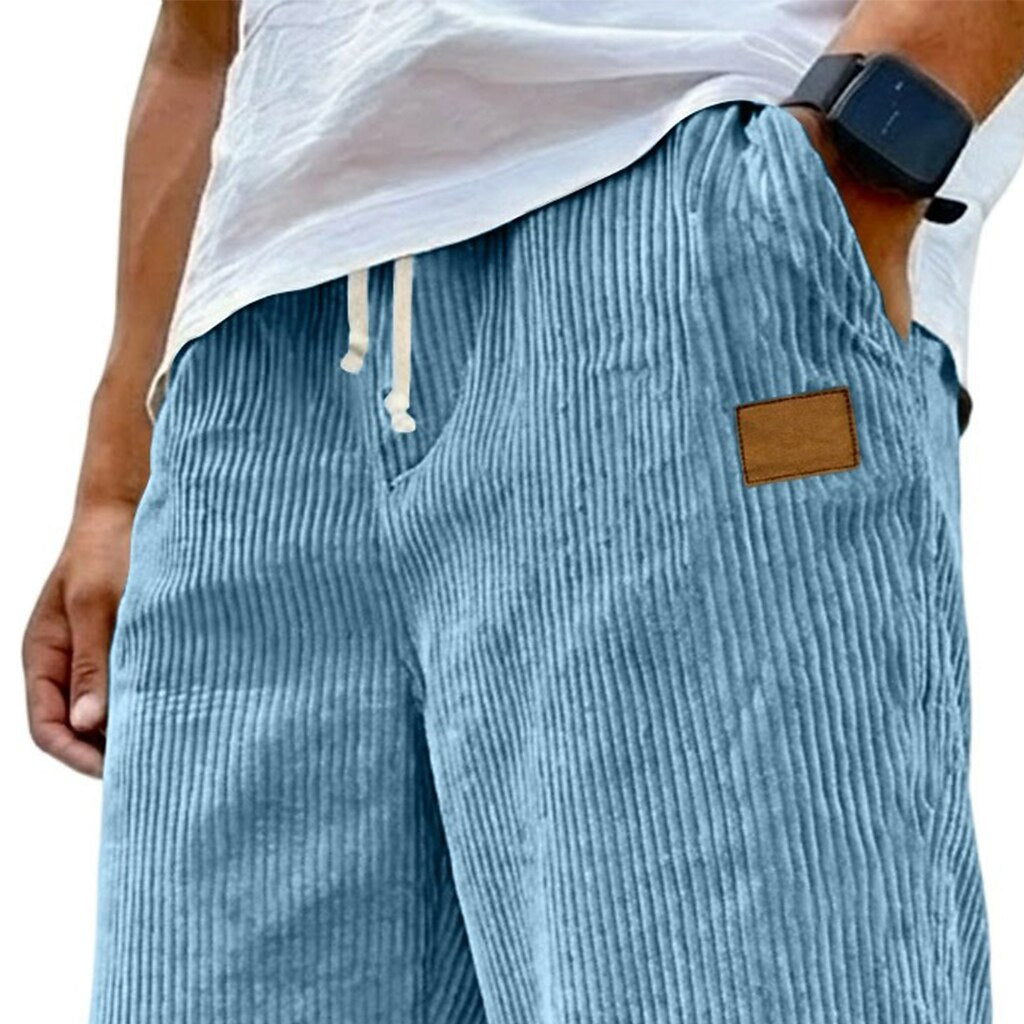 Men's Straight Leg Corduroy Pants