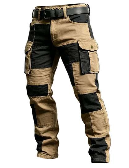 Men's Textured Tactical Cargo Comfort Pants