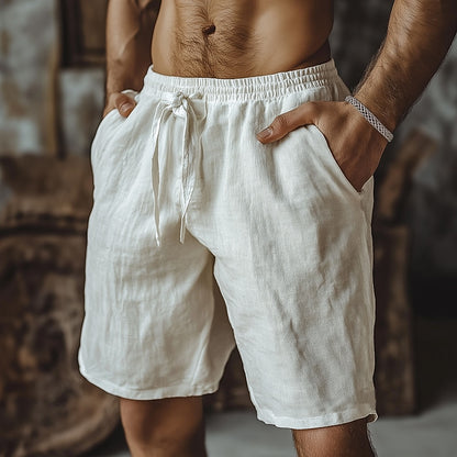 Men's Cotton Shorts –Elastic Waist for All-Day Comfort