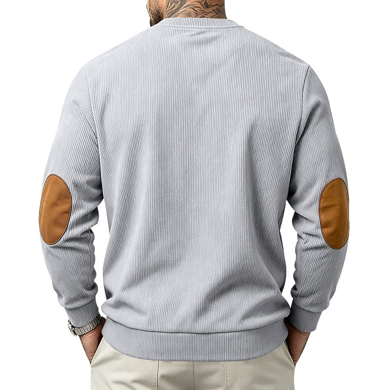 Soft Textured Corduroy Sweatshirt