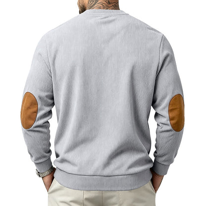 Soft Textured Corduroy Sweatshirt