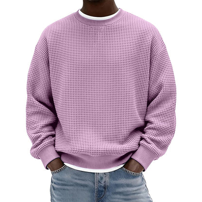 Men's Waffle Crewneck Sweatshirt