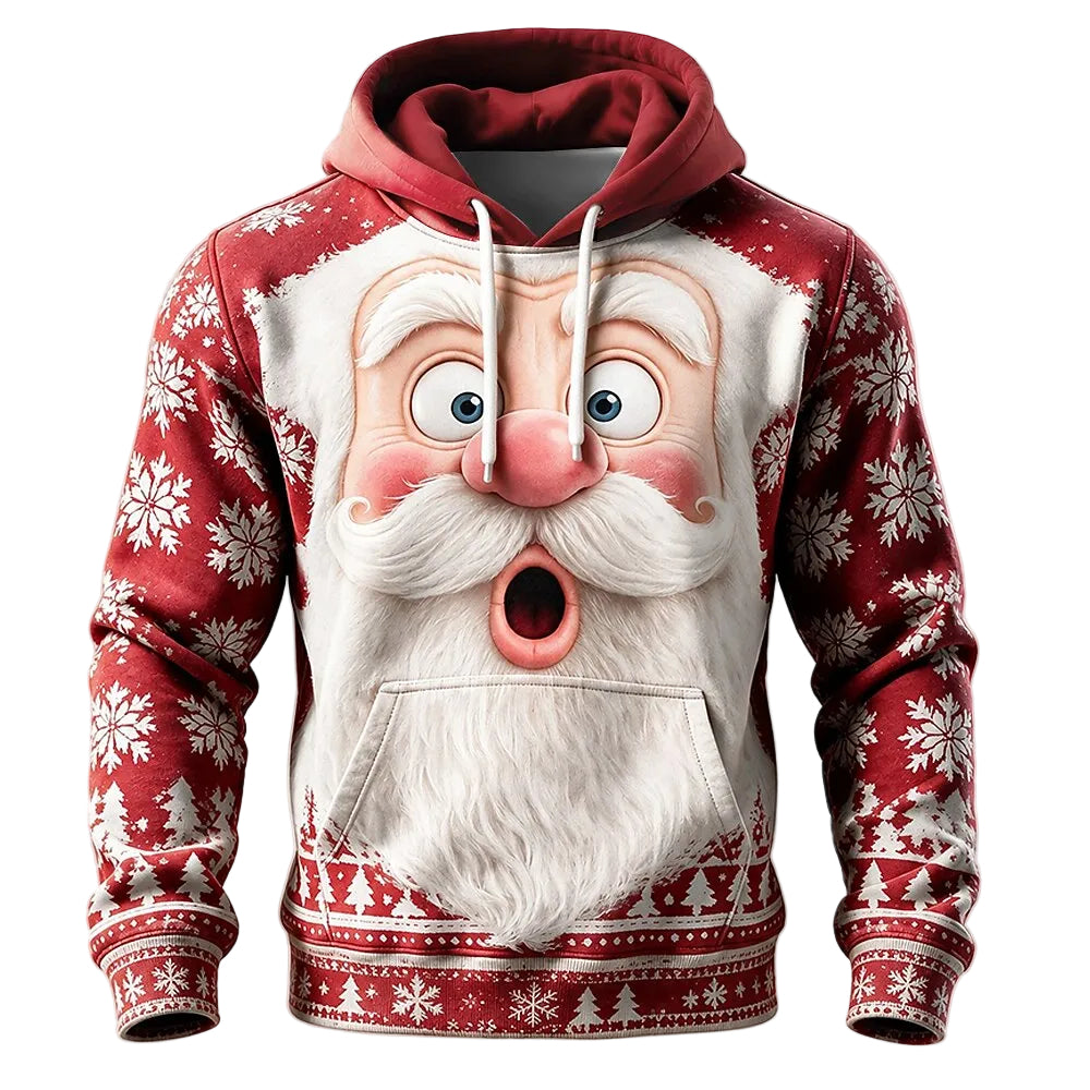 Men's Christmas Graphic Festive Hoodie