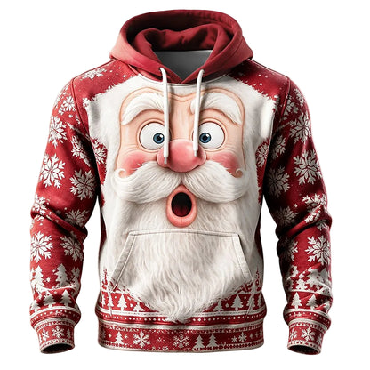 Men's Christmas Graphic Festive Hoodie
