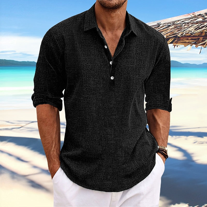 Classic Cotton Linen Shirt