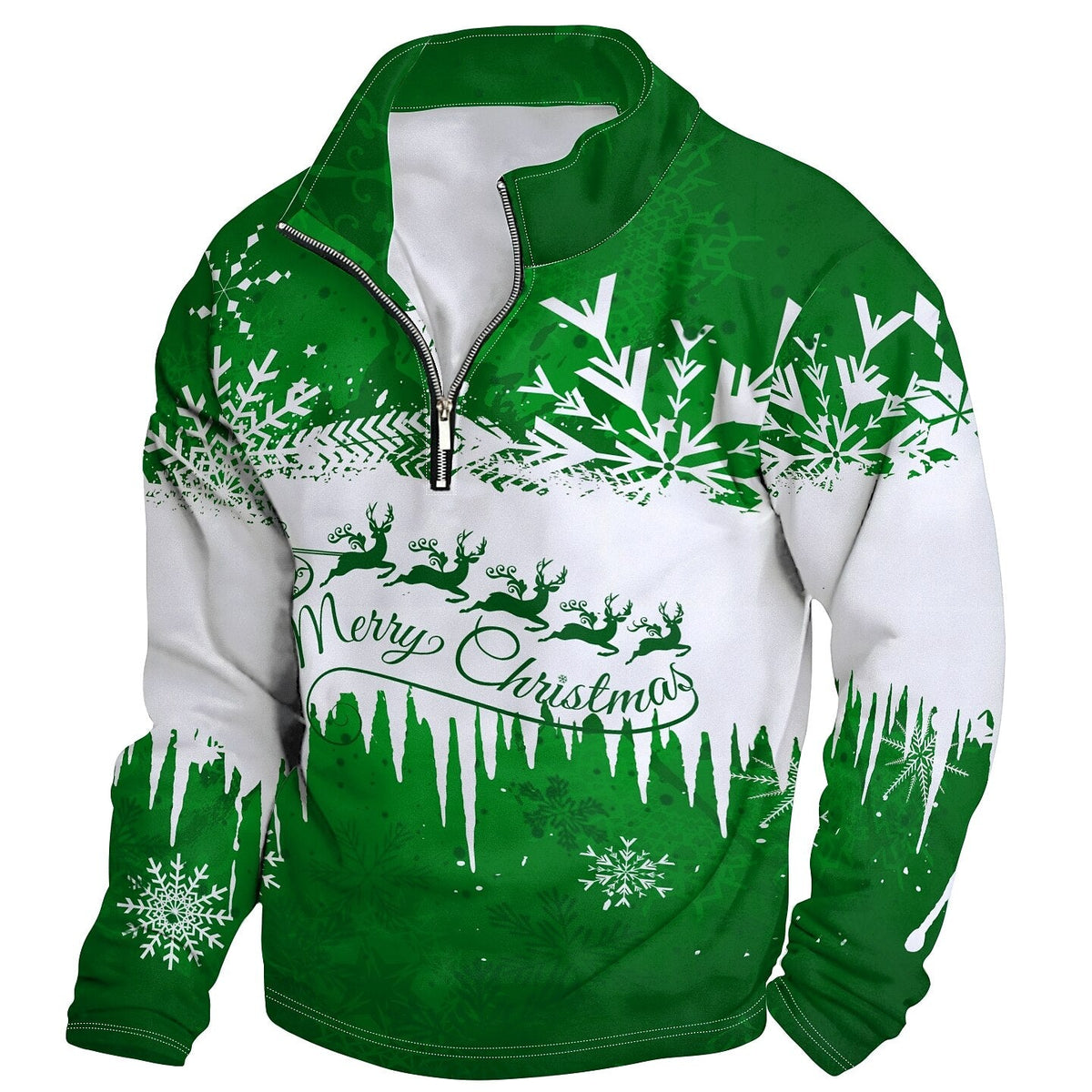 Christmas Festive Print Sweatshirt