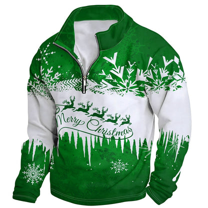 Christmas Festive Print Sweatshirt
