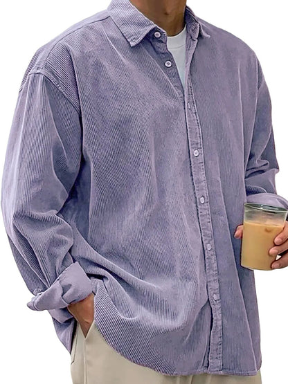 Men's Corduroy Button Up Shirt