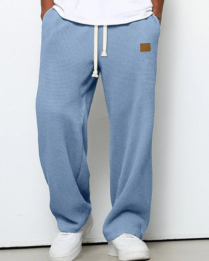 Men's Waffle Drawstring Sweatpants