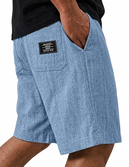 Comfort Linen Shorts With Pockets