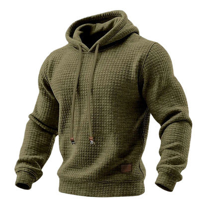 Classic Textured Waffle Hoodie