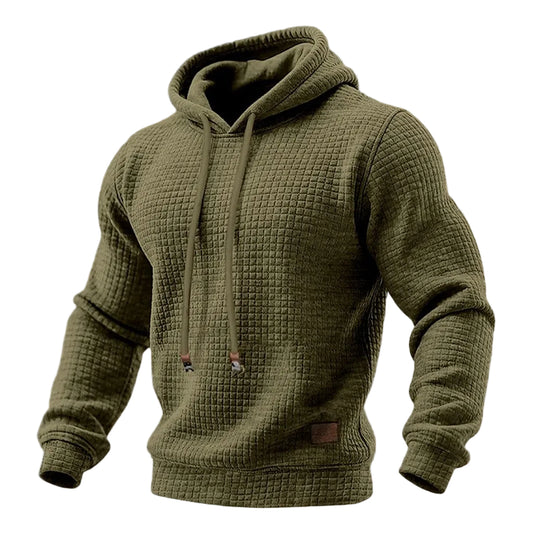 Classic Textured Waffle Hoodie