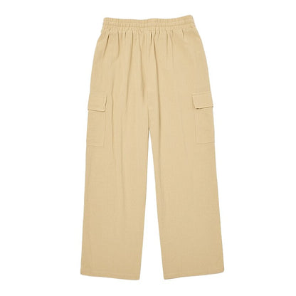 Men's Cotton Linen Pants - Baggy Casual Pants for Daily Comfort