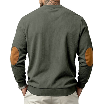 Soft Textured Corduroy Sweatshirt