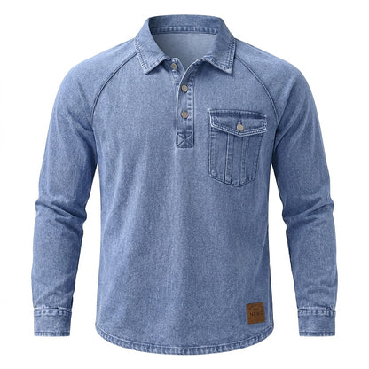 Broken-in Comfort Cotton Polo Shirt