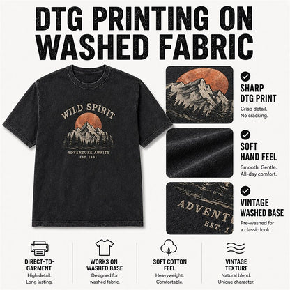 Broken-In 100% Cotton Palm Tree Tee