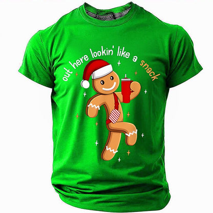Christmas Gingerbread Looking Like Snack Tee